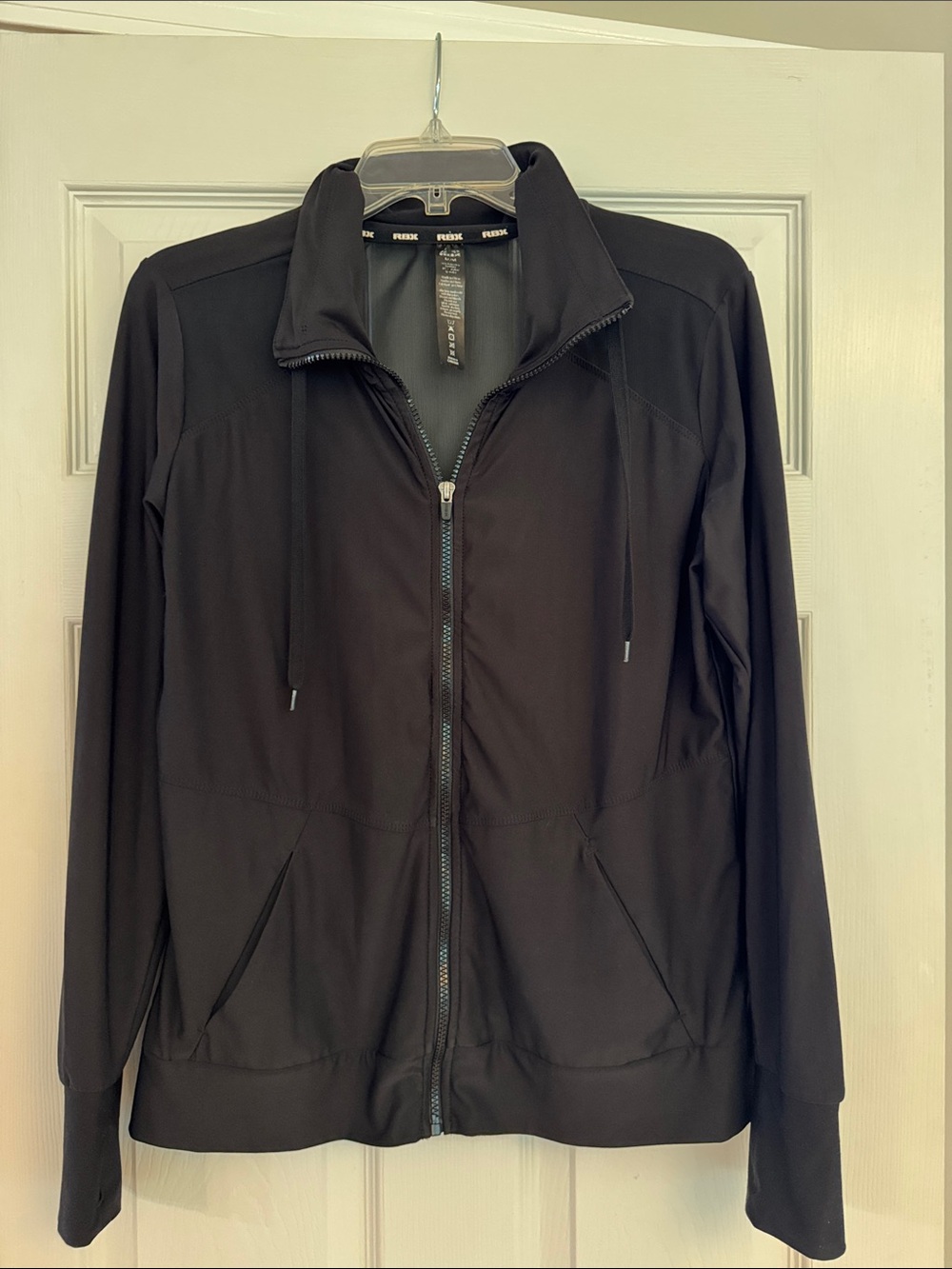 RBX Black Lightweight Zip-Front Jacket. Women’s Medium.